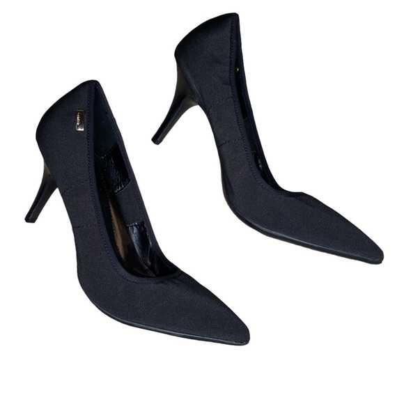 Calvin Klein Nitza Pumps Pointed Toe Black Size 8 - Picture 4 of 8